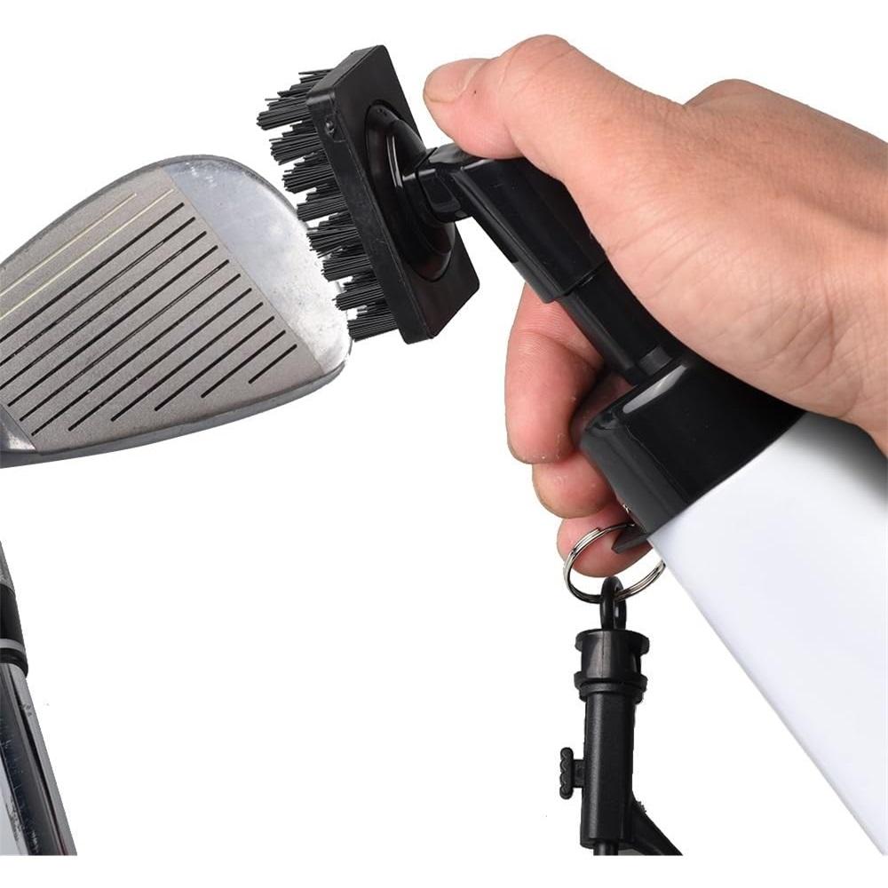 Golf Club Brush Groove Cleaner With Built-in Water Spray And Hook, Golf Club Groove Cleaning Brush, Gifts For Men