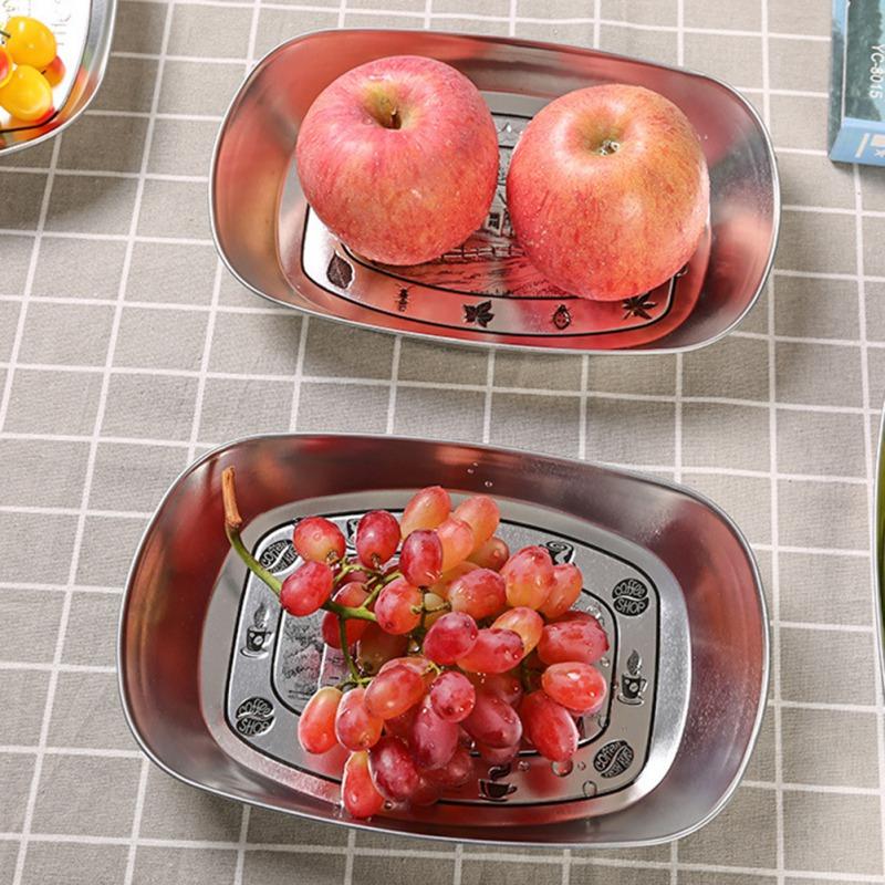 Изношенный поднос, корзина для хранения посуды, тарелка с сухими фруктами, ретро-гостиная, кухня, поднос для закусок, фруктов, пасторальная хижина