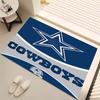 1pc Dallas Cowboys Print Area Rug - Soft, Washable Non-Slip Indoor Mat, Living Room, Home Office Decorative Rug,Office Decorative