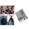 Shemagh Desert Scarf Black and White Arab Keffiyeh Shawl Wrap with Tassels Scarves Bandana Head Wraps for Men and Women