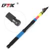 FTK Telescopic Rock Fishing Rod Spin Fly Carp Feeder Carbon Fiber Fishing 2.1m 2.4m 2.7m 3.6m 3m 4.5m Reel Holder