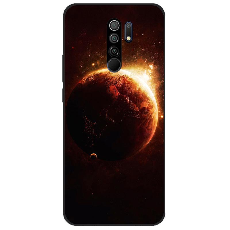 Cover For Xiaomi Redmi 9 Case Cat Flower Animal Cover Silicone Case For Redmi 9 redmi9 Cover Bumper Shockproof Phone Case Coque