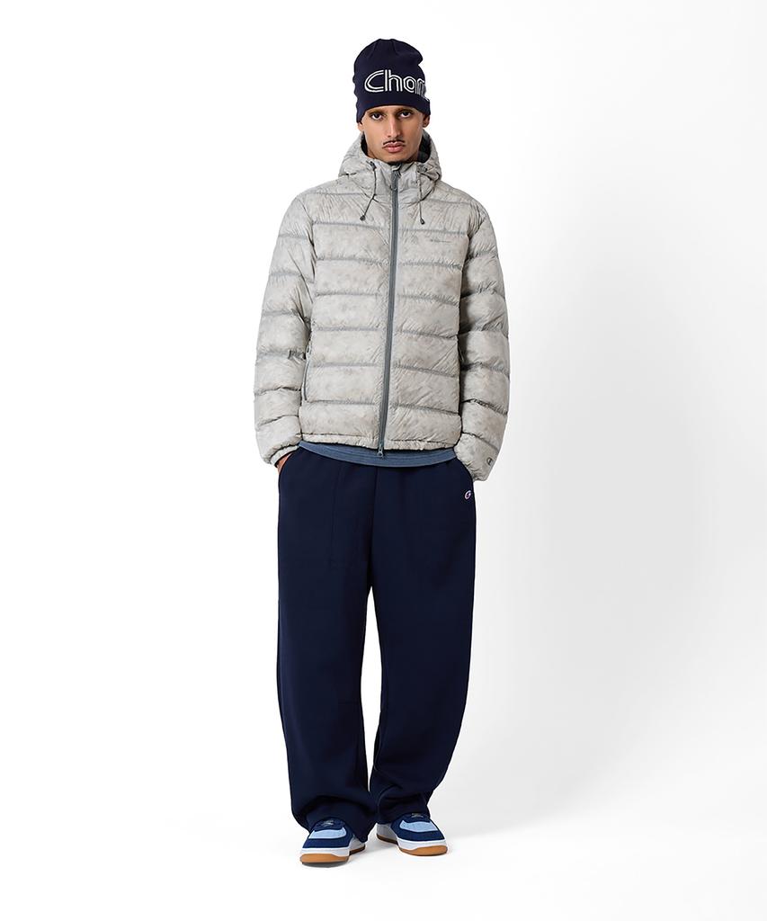 Champion 2-Way Hooded Light Down Jacket Light Grey