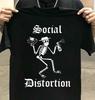 Skeleton Social Distortion Black Unisex T-shirts