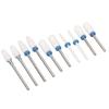 10pcs Ceramic Ceramic Nail Drill Bit Set  Nail Surface Polishing And Shaping