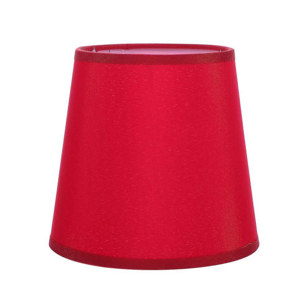 Red Lamp Shade Transparent Lamp Shades Bulb Shade Cover Fabric Lampshade Table Light Small Lamp Shade