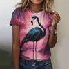 Summer Phoenix 3D Print T-shirts Women Streetwear Casual Fashion Animal Y2k Short Sleeve T Shirt O-neck Tees Tops Clothing