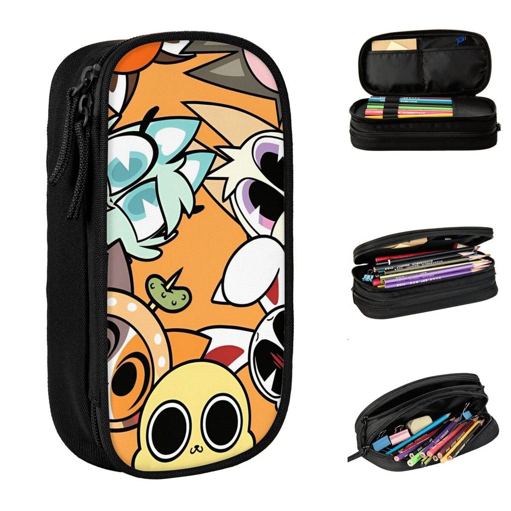 Chikn Nuggit Pencil Case College Pencil Bag Students Zipper Retro School Pencil Cases Design Stationery