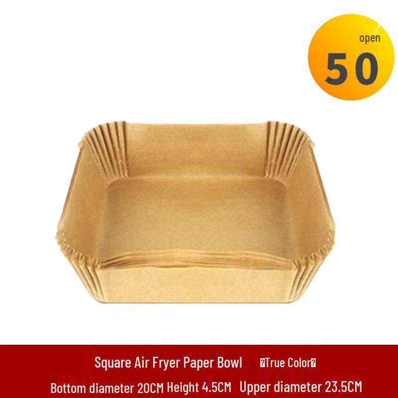Oil-Absorbing Air Fryer Silicone Paper Tray for Baking and Cooking