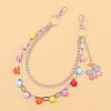 Fashionable Colorful Flower Butterfly Pendant Pants Chain Punk Style Metal Waist Chain Hip-Hop Versatile Pants Chain Gifts