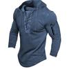 Men's Hooded Sweatshirt with Solid Color Tie Up for Sports and Leisure, Spring Autumn Clothing Accessories Hooded DL24