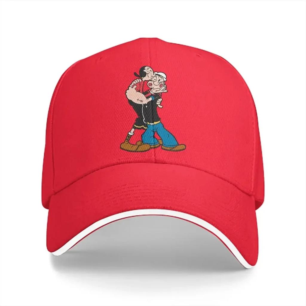 Kiss Unisex Baseball Caps Peaked Cap the Sailor Popeye Sun Shade Hats for Men Women
