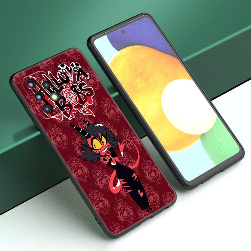 Чехол для телефона с изображением аниме Helluva Boss для Samsung A13 A22 A24 A32 A23 A25 A34 A35 A52S A53 A54 A55 A73 A12 A14 A15 A31 A33 A50 A51 A72