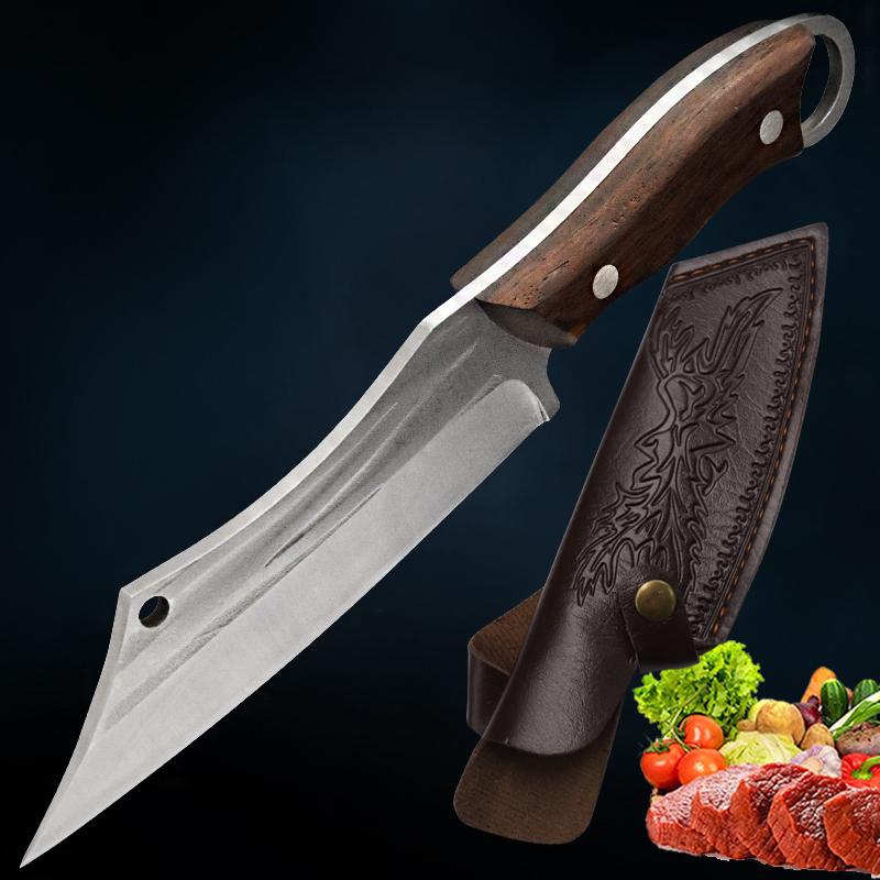 Монгольский ручной нож для мяса, маленький поварской нож, специальный нож для бараньих отбивных, бытовой нож для фруктов из нержавеющей стали