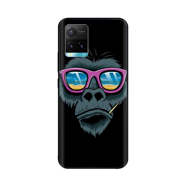 Чехол для Vivo Y21 2021, чехол для Vivo Y33s, силиконовый чехол для задней панели телефона Vivo Y21s Y33s, чехол Y 21, черный бампер Vivoy21, чехлы из ТПУ
