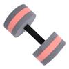 Eco Friendly Roundness Foam Water Floating Dumbbell Fitness Equipment(gray Red )