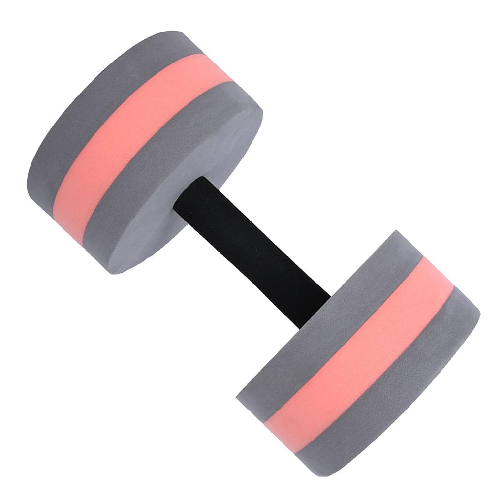Eco Friendly Roundness Foam Water Floating Dumbbell Fitness Equipment(gray Red )