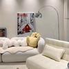 Nordic Style Palm Pillow Creative Simulation of Wearing Ring Five Finger Hand Shaped Solid Color Living Room Sofa Cushion Pillow