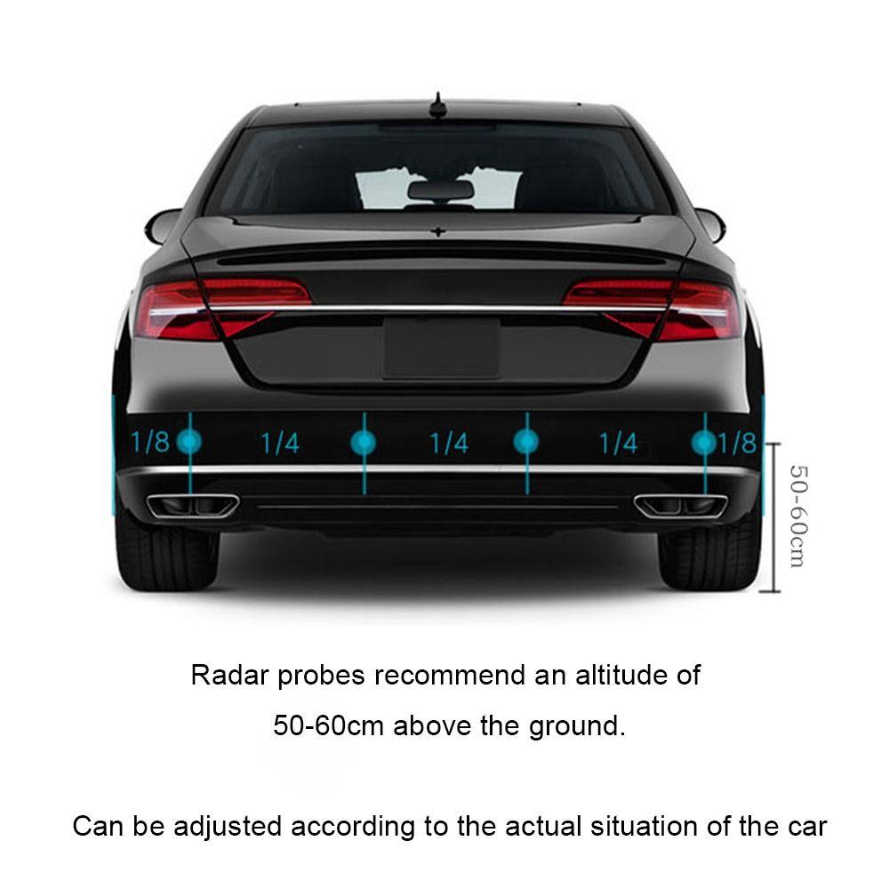 С 4 датчиками заднего хода, звуковым датчиком 12 В, система датчиков индикатора, универсальный комплект датчиков парковки для автомобиля