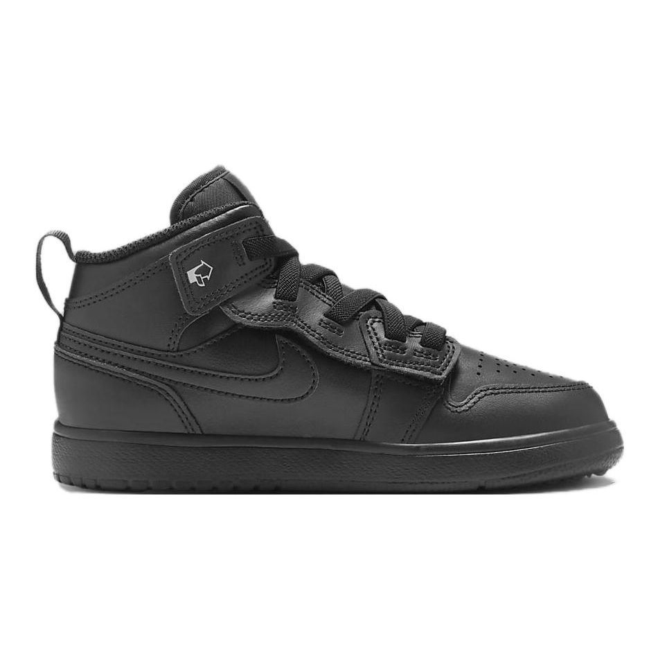 Jordan AJ1 Mid ALT Youth Black Triple Black DR9745-093