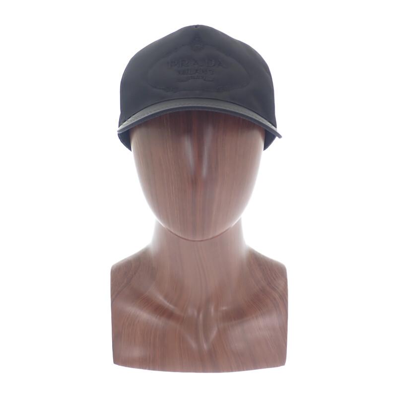 Prada 2HC179_2DMI_F0002 S кепка черная нейлоновая мужская