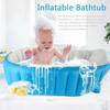 Надувная Складная Детская Ванна Портативная Путешествия Компактная Детская Ванночка Для Малышей Детская Ванна Душевая Умывальник Сиденье Ванны Детская Ванночка Плавательный Бассейн
