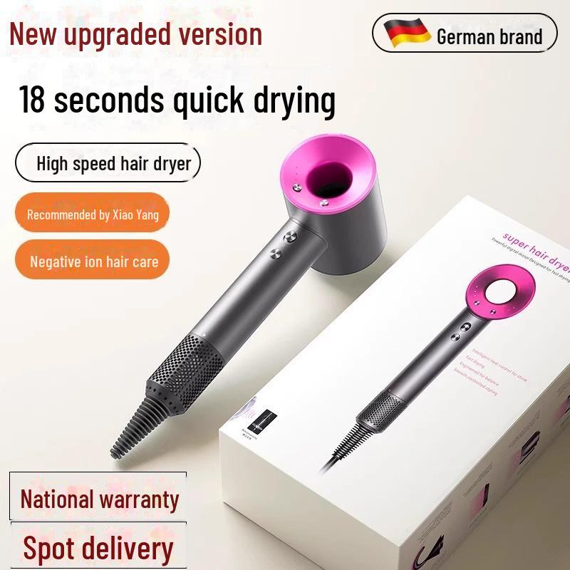 Высокоскоростной фен без листьев 110 В, соответствующий стандартам США и Японии, для домашнего использования, оснащен технологией отрицательных ионов
