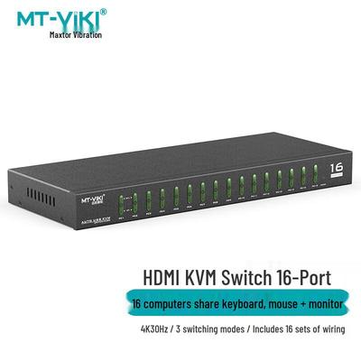 16-портовый промышленный HDMI KVM-переключатель MT-viki