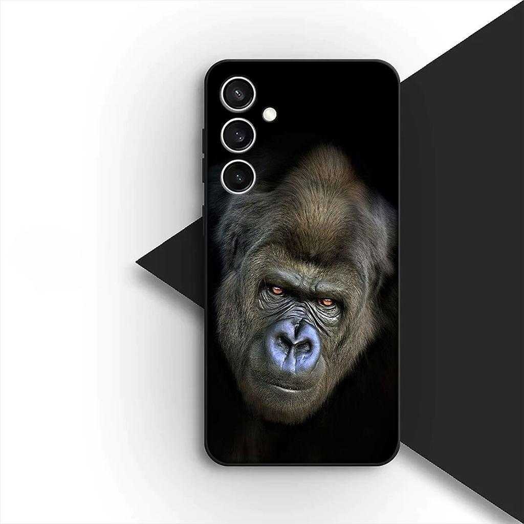 Cover for Samsung Galaxy S20 S22 S21 FE Ultra Plus A07 A17 A15 A16 A25 A57 A37 Casing Phone Case Animal Monkey Gorilla Ape Baby