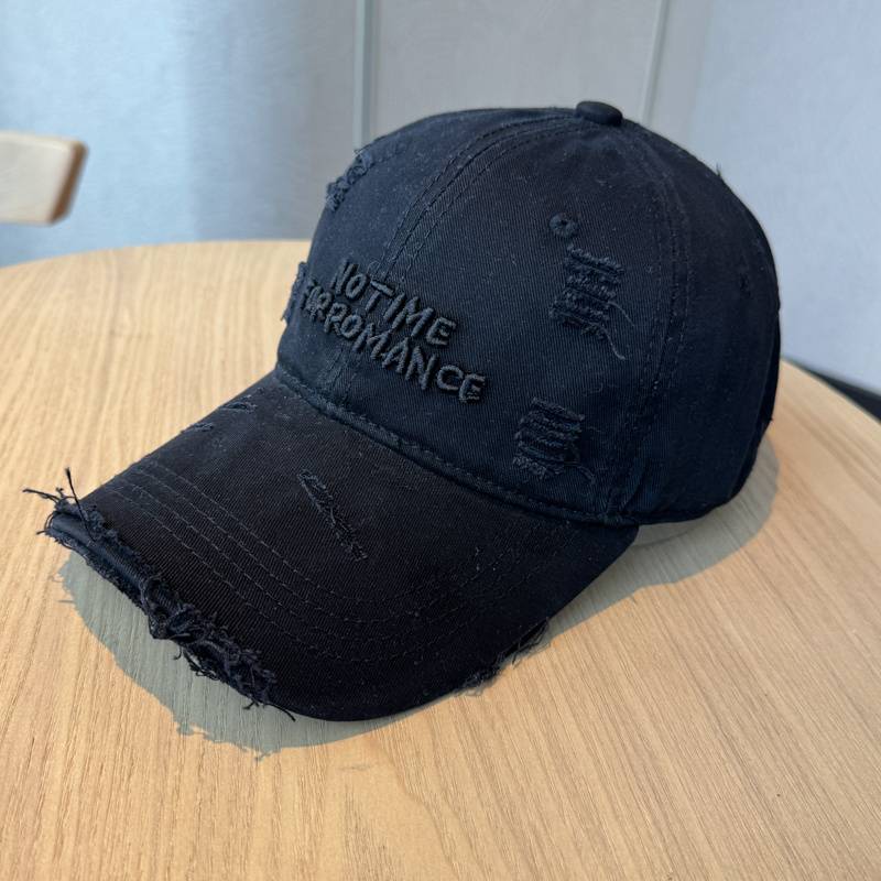 Embroidered Distressed Baseball Cap for Men Women Adjustable Washed Twill Hat for Women Men Casual Outdoor Sun Visor Caps