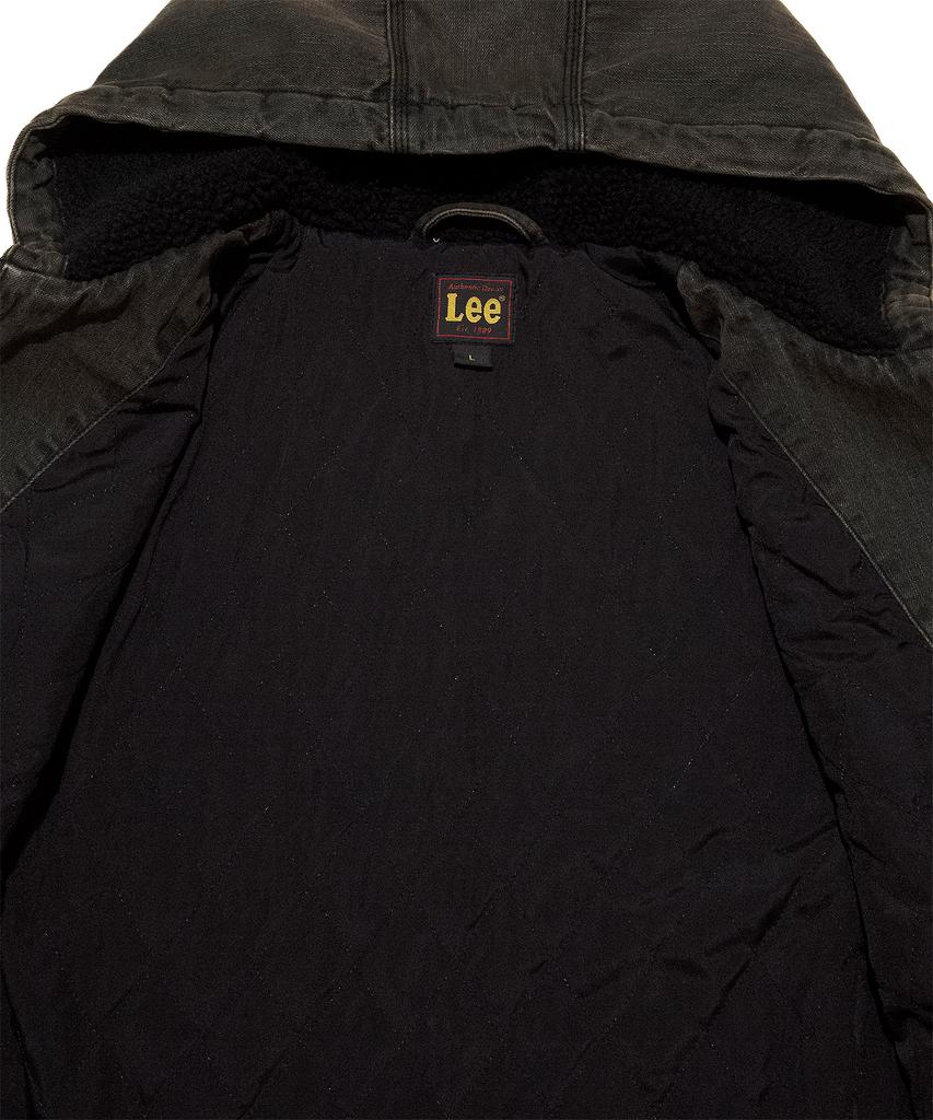 LEE Boa Denim Hooded Jumper Black
