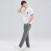 Summer Refreshing Falling Shoulder T-shirt Men's Printed Short-sleeved T-shirt