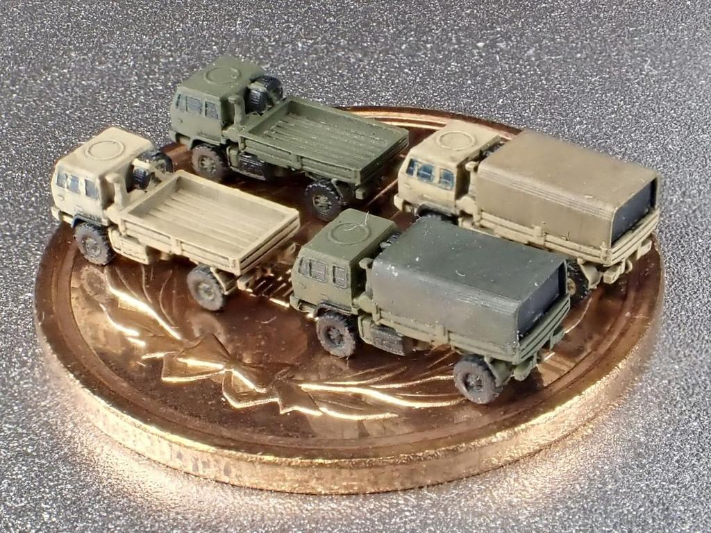 Firestarter Scale Современный набор грузовика M1078 Набор для 3D-принтера 1/700 США. FS-MUS22 (Военная техника)