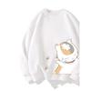 Trendy Brand Collaboration Cat Teacher Summer Friends Account Round Neck Sweatshirt Unisex Ins Autumn and Winter Couple Loose Top