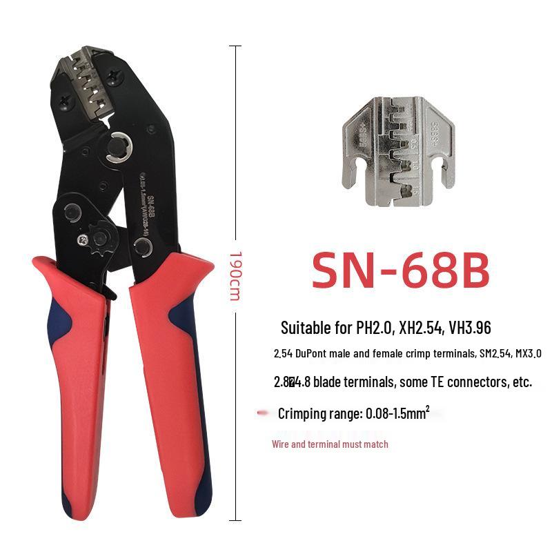 SN Multi-Function Ratchet Crimping Pliers for Spring and Bare Terminals
