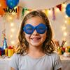 Honeycomb Grid Sunglasses 3D Printed Insect Compound Eye Glasses, Adjustment Help Training Focus Lightweight Durable Fun Eyeglasses for Teens