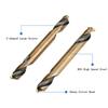 6pcs/Set HSS Double-headed Twist Auger Drill Bit 1-6mm Double  Drill Bit For Metal Stainless Steel Iron Wood Drilling Power Tool