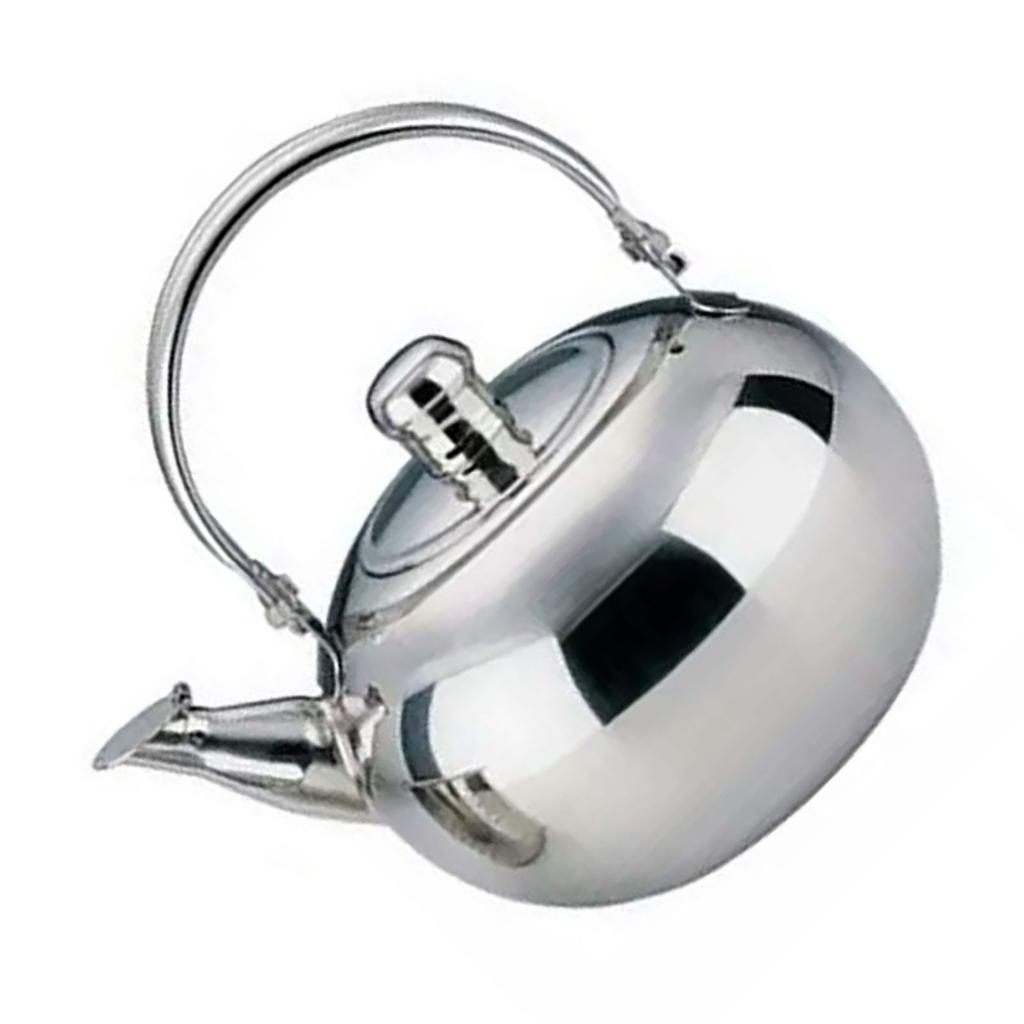 14cm Household Silver Teapot Thickened Stainless Steel Filter Infuser Tea Pot Kettle Maker for