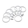 10pcs with Clips Curtain Hanging Ring Curtain Rods Clothes Clip Curtain Rings Buckles  Home