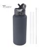 1000ml Stainless Steel Water Bottle with Straw BPA-Free Leak-Proof Insulated 24 Hours Cold 12 Hours Hot Sport Bottle