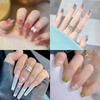 Blush Ice Transparent False Nails - Influencer Style, TikTok Trend, Girlish Manicure Patches
