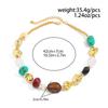 Creative Bead Beads Short Choker Stone Vintage Colorful Resin Necklace Y2K Adjustable Clavicle Chain Party