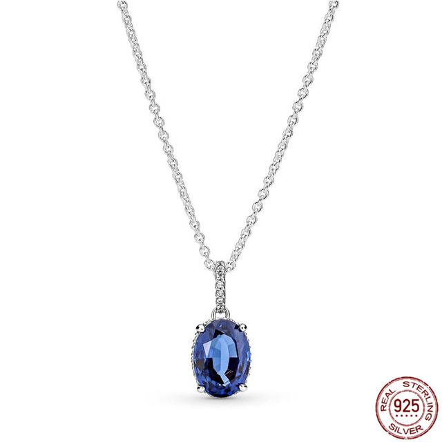 Новый стерлингового серебра 925 пробы, классический круглый кулон в форме сердца, ожерелье, подходит для оригинального Pandora, из бисера, сделай сам, женские ювелирные изделия, подарок