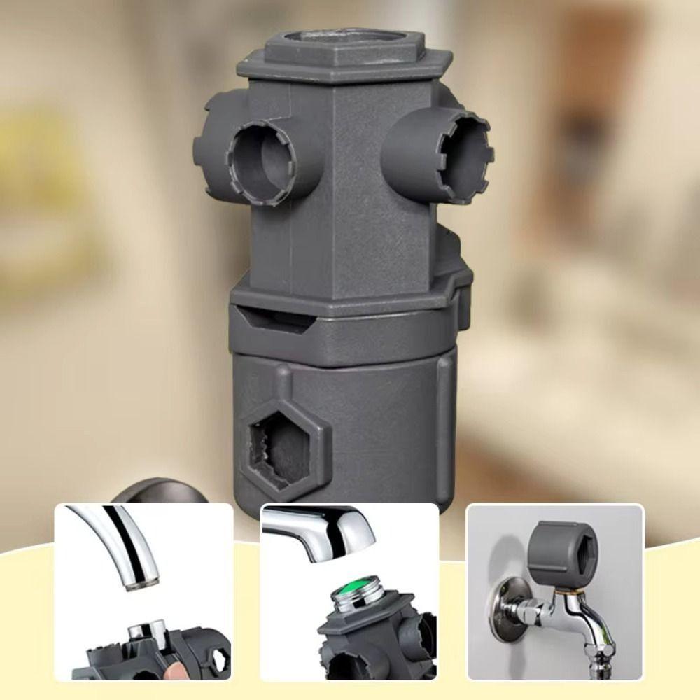 Plastic Multifunctional Wrench Tap Water Leakage Basin Faucet Repair Tool Wrench Tool Set  Faucet