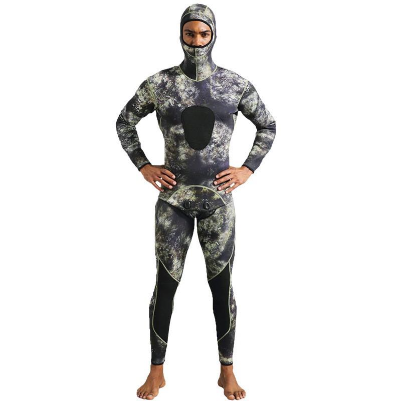 Diving Wetsuit Men 3mm Thick Warm Split Scuba Suit Fishing Swimming Surfing