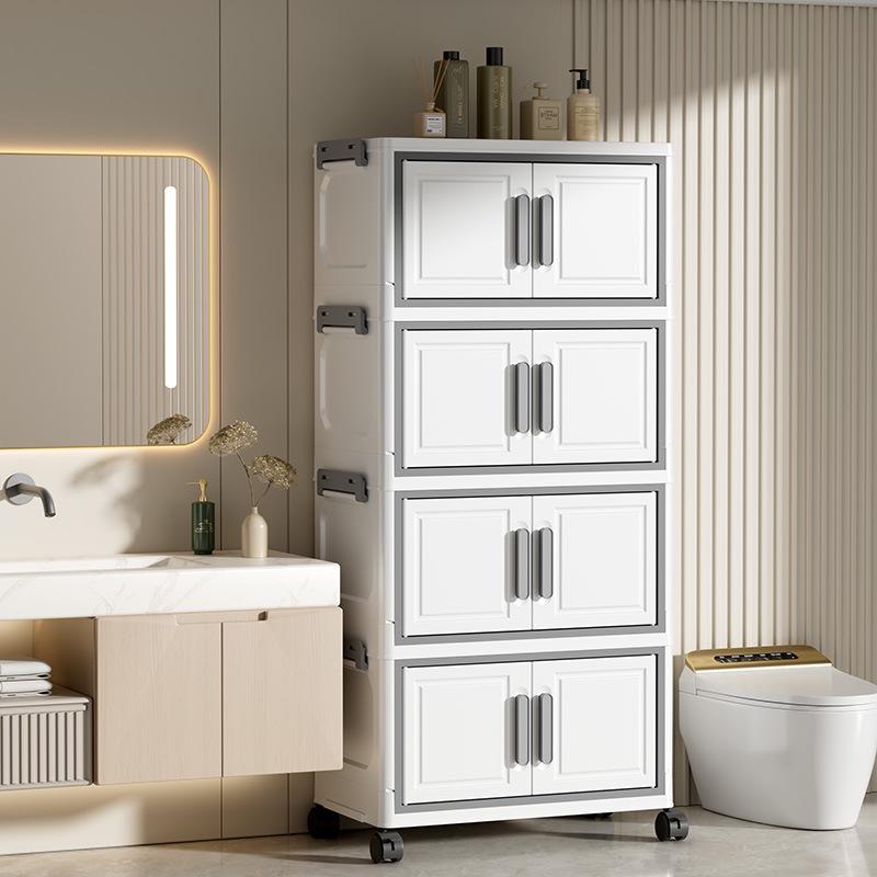 Складной пластиковый шкаф для хранения: Органайзер для шкафа с откидной крышкой для одежды и лекарств