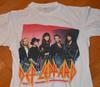 1987-1988 DEF LEPPARD винтажный оригинальный Редкий! Концертный тур 80-х рок-группа хэви-метал футболка (L / XL) X-Large Футболка 1980-х Винтаж Подарок