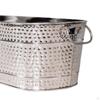 Ice Bucket Galvanized Tub Storage Container Lightweight Beer Buckets for Drinks Champagne