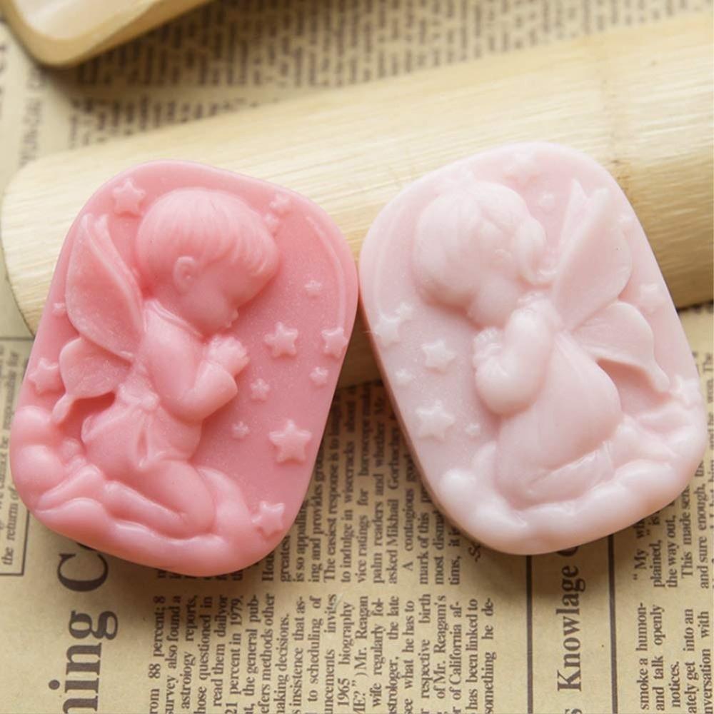 Angel Pattern Silicone Baking Mold Silicone DIY Mold Cooking Tool Baking Cake Mold Ice Cube Trays
