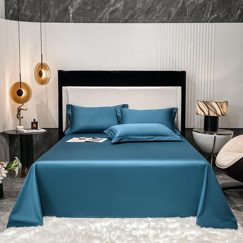 Роскошная простыня из 1000TC египетского хлопка, плоская/на резинке, Elegant Comfort Premium, гостиничного качества, 1 шт., покрывало, не мнется, легко стирается
